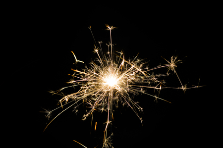 Christmas sparkler holiday background for Christmas, new year and celebrate event.の写真素材