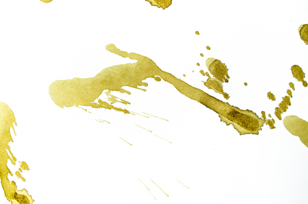 Coffee splash on white backgroundの写真素材