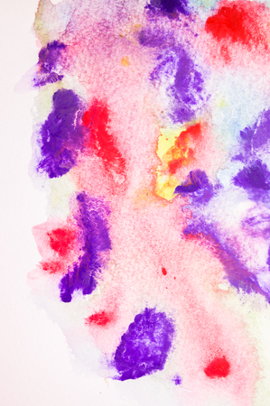 Abstract watercolor on paper textureの写真素材