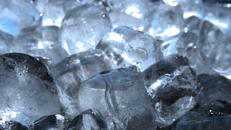 Close-up of Ice tube texture used as background.の写真素材