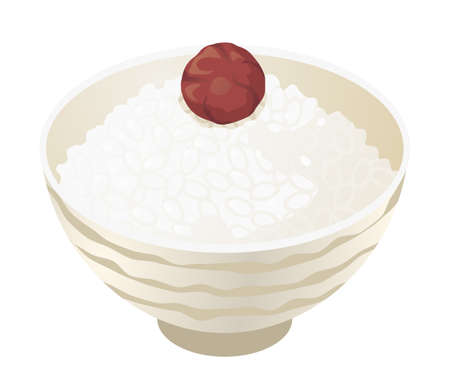 Umebosso Riceのイラスト素材