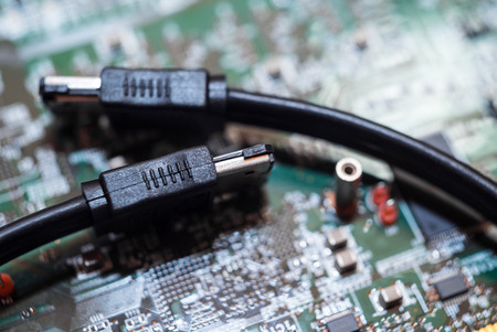 eSATA cable on the computer board