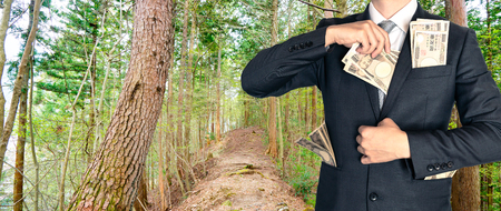 Technology and big moneyの写真素材