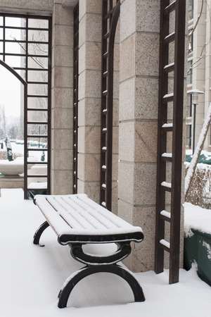 Snow sceneryの写真素材