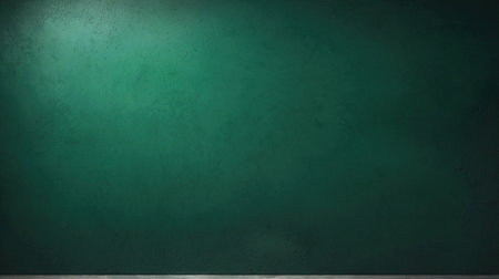 Green concrete wall texture background with copy space for text or image.の素材