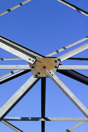 Detail of metal junctionの写真素材