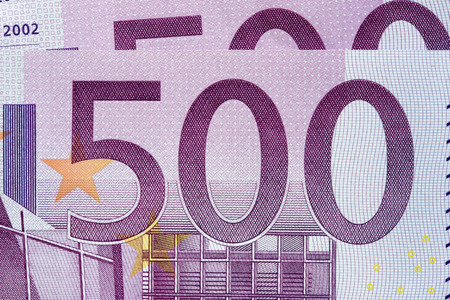 500 euro notesの写真素材