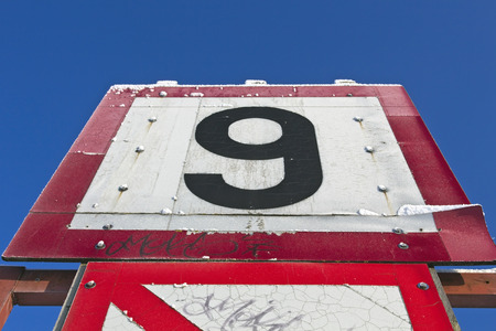 number nineの写真素材