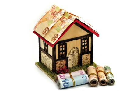 to invest in home buying concept, isolated ground