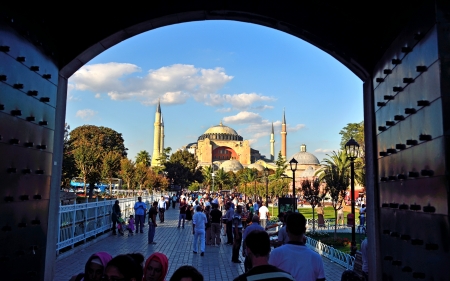 Hagia Sophia a museum as a world wonderのeditorial素材