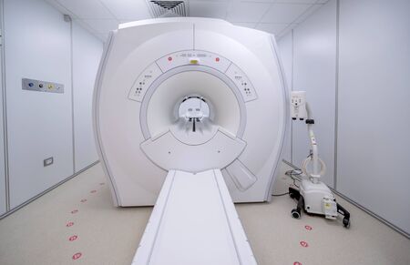 Complete CAT Scan System in a Hospital Environment. Magnetic resonance imaging scan. Hospital Tomography Magnetic resonance imagingの写真素材