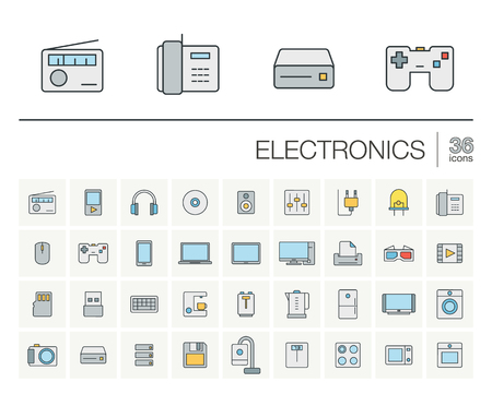 Electronics iconのイラスト素材