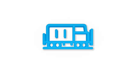 train head, railway 3d line flat color icon. Realistic vector illustration. Pictogram isolated. Top view. Colorful transparent shadow design.のイラスト素材