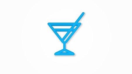 juice drink, 3d line flat color icon. Realistic vector illustration. Pictogram isolated. Top view. Colorful transparent shadow design.のイラスト素材
