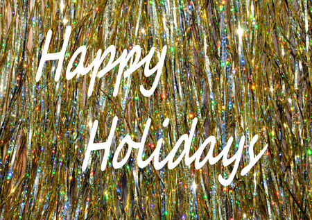Happy Holiday greeting, Christmas and New Yearsの写真素材