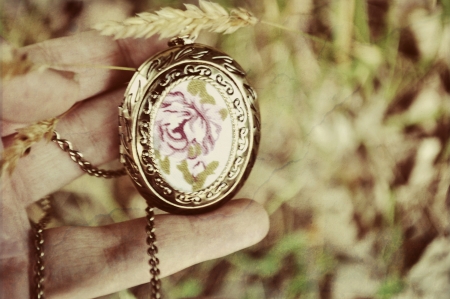 Vintage Locketの写真素材