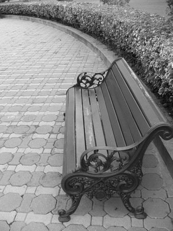 The black and white chairの写真素材