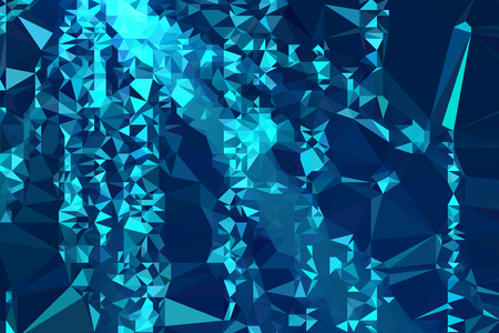 High resolution illustration based on colorful trianglesのイラスト素材