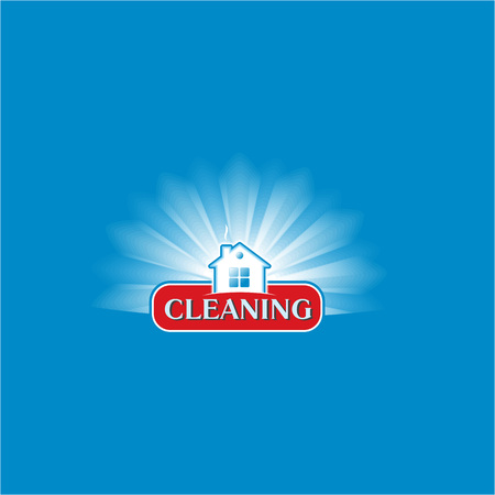Modern cleaning service design ideaのイラスト素材