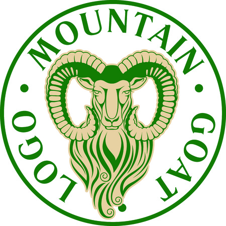 Mountain goatのイラスト素材