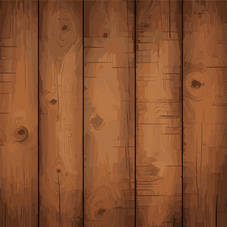Old wooden plank texture background. vector illustrationのイラスト素材