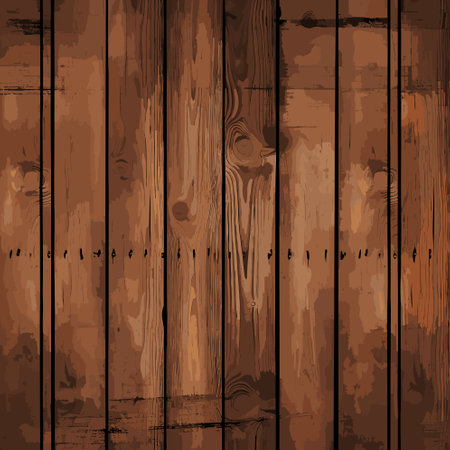 Old wooden plank texture background. vector illustrationのイラスト素材