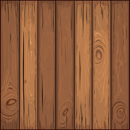 Old wooden plank texture background. vector illustrationのイラスト素材