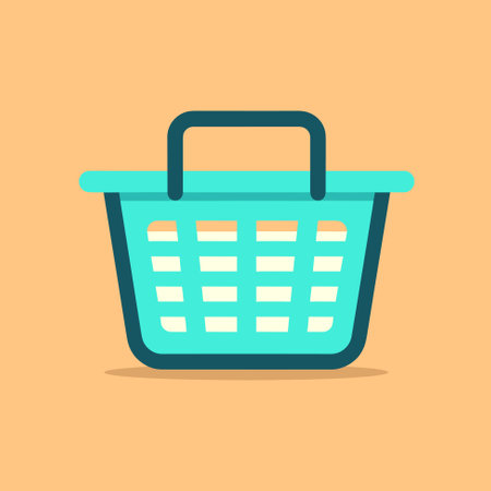 Basket Store Icon  Template Vector Illustration Designのイラスト素材