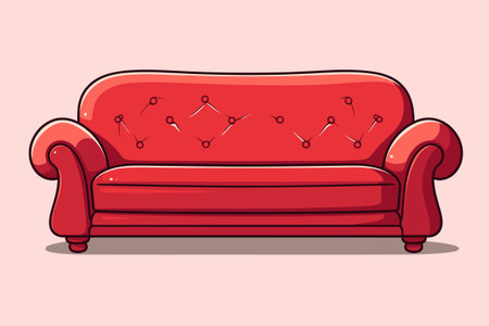 Furniture for the home icon sofa, illustration vectorのイラスト素材