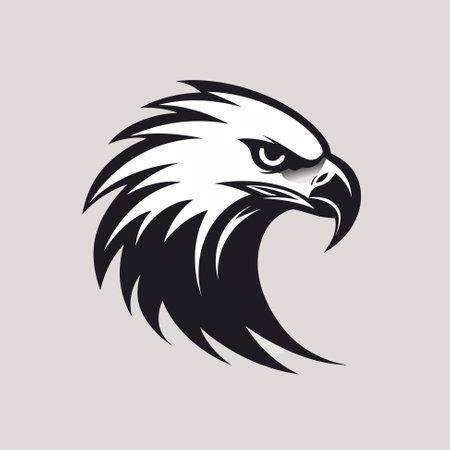 Mascot Head of an Eagle, illustration vector
