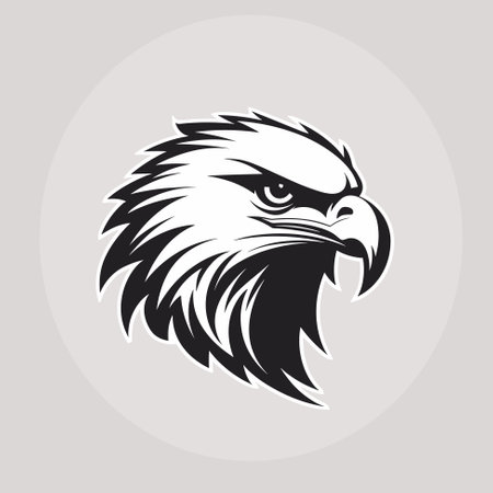 Mascot Head of an Eagle, illustration vector