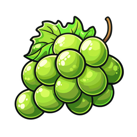 Vector grape iconのイラスト素材