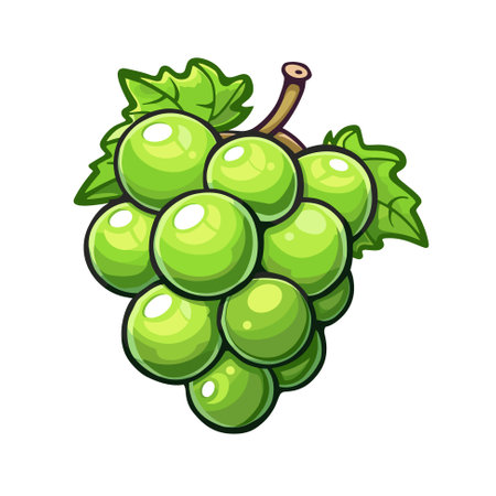 Vector grape iconのイラスト素材