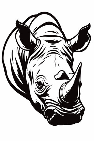 Rhinocerosのイラスト素材