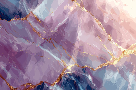 Multicolored abstract marble and gold texture background. Template for invitation card, packaging, wallpaper.のイラスト素材