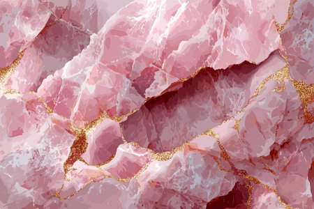 Multicolored abstract marble and gold texture background. Template for invitation card, packaging, wallpaper.のイラスト素材