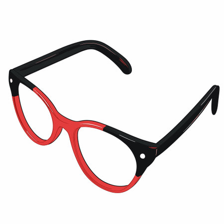 Vector Glasses Isolated. Sunglasses, Lens, Eyeglasses. Design Template for Optics and Eyewear Branding Conceptのイラスト素材