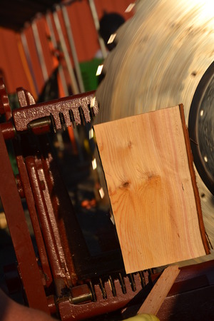 old time sawの写真素材