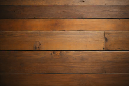 Just above the view of the wooden background. wooden table planks to use as a background or textureの写真素材