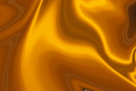 abstract yellow background with some smooth lines in it (see more in my portfolio)の写真素材