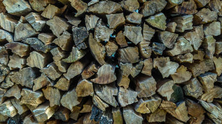 stack of fire wood, natural background