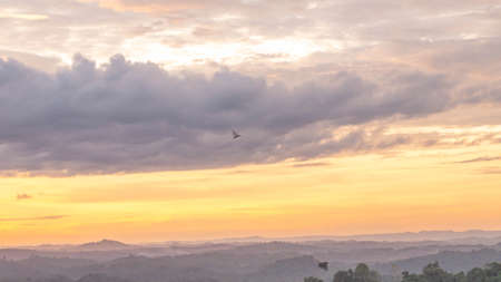 Beautiful view of sunset skyの写真素材