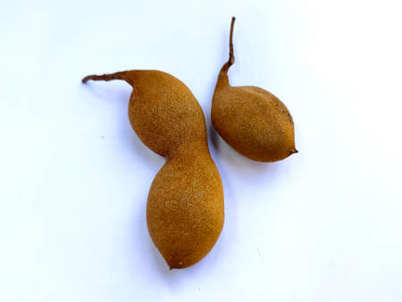 Tamarind isolated on a white background, Tamarind