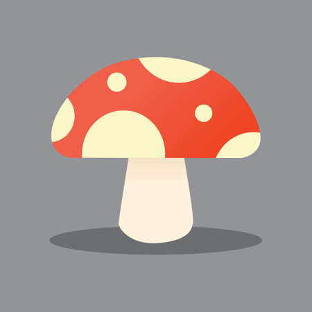 Mushrooms vector illustratiion. Mushroomsのイラスト素材