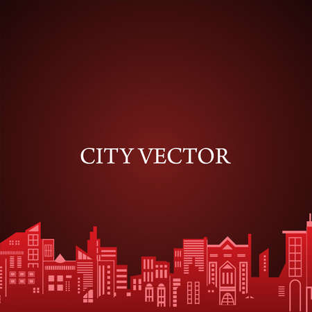 City Vector illustration, City background vector illustration.のイラスト素材