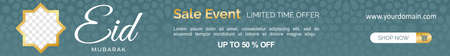 Social media banners set for Eid Mubarak. Header or banner of Eid Mubarak Sale - Vector...