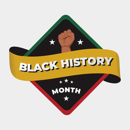Black history month African American history celebration, African American History. Celebrated annual.のイラスト素材