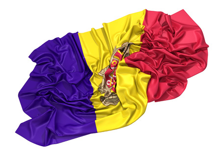 Flag of Andorraの写真素材