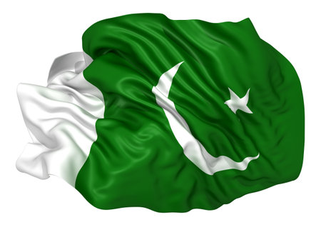 Pakistani flagの写真素材