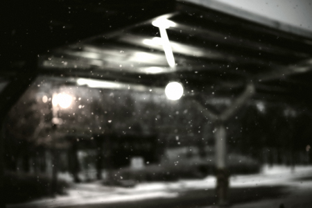 winter streetの写真素材